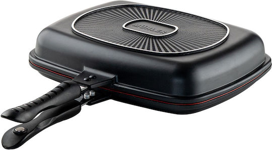 Muhler Hanna Double Pan made of Cast Aluminum with Stone Coating 32cm