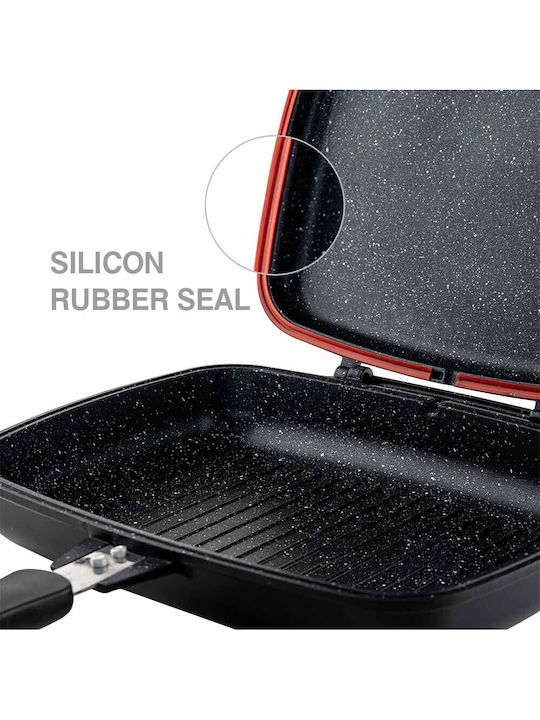 Muhler Hanna Double Pan made of Cast Aluminum with Stone Coating 32cm