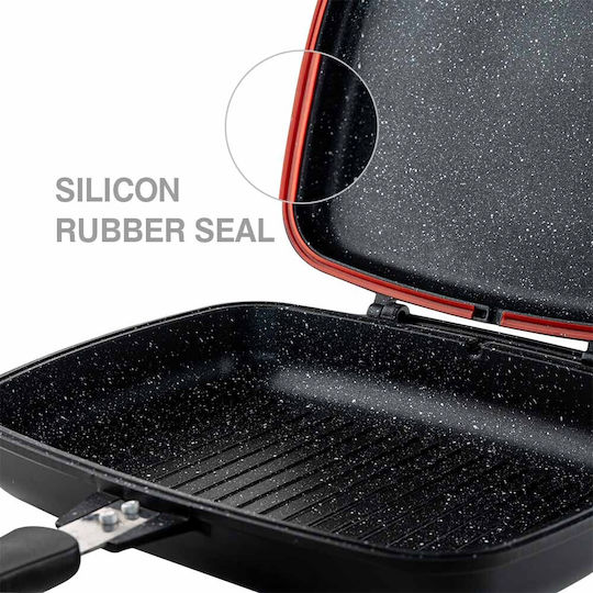 Muhler Hanna Double Pan made of Cast Aluminum with Stone Coating 32cm