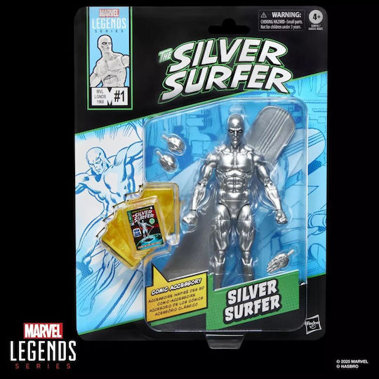Hasbro Marvel Marvel Silver Surfer Figure Legends Series Action Figure Height 15cm Scale 1:11