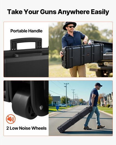 Vevor Black Weapon Case 132cm