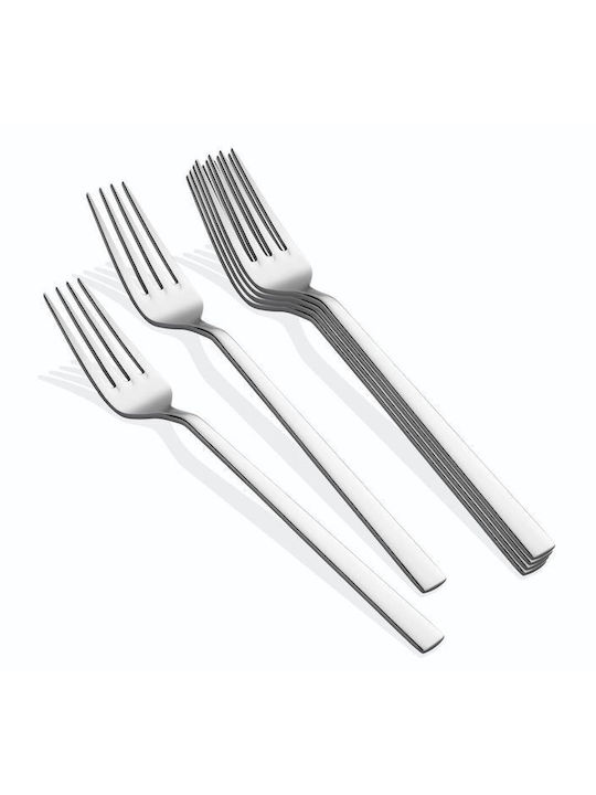 Hermia Cutlery Set Stainless Gray 24pcs