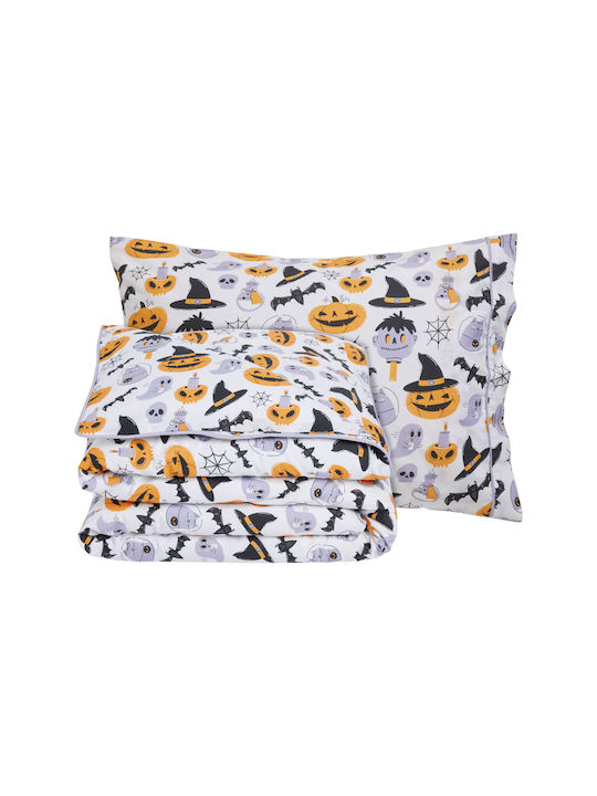 Das Home Set Cearceafuri Pentru Copii Single Gri, Portocaliu 170x240cm
