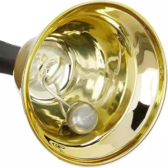 Verk Group Goldene Weihnachtsglocke 12cm Metallisch Schwarze Griff