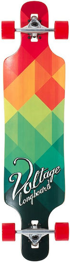 Voltage Complete Longboard Τιρκουάζ