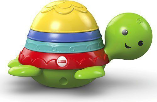 Fisher Price Stack & Strain Bath Turtle Παιχνίδι Μπάνιου για 6+ Μηνών