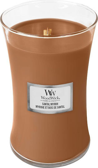 WoodWick Scented Candle Jar with Scent Santal Myrrh 609gr 1pcs