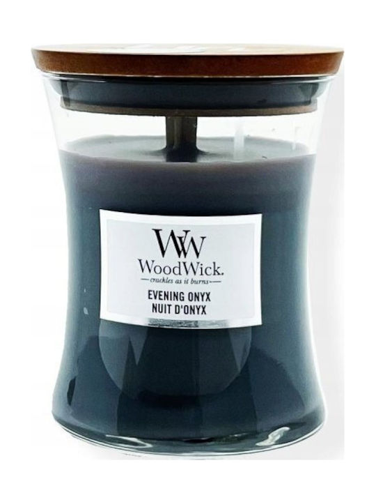 WoodWick Scented Candle with Scent Evening Onyx 275gr 1pcs