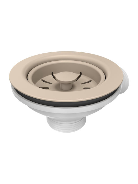 GraniteQ Drop-In Chiuvetă din Granit Sintetic L60xW45cm Gri