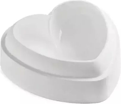 Silikomart Ti Amo Formă de Patiserie pentru Chec Inima din Silicon 17x16.4x6.3buc 1buc