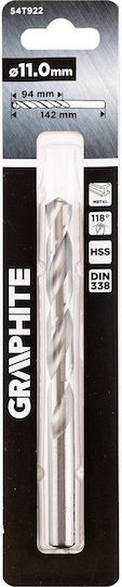 Graphite Τρυπάνι HSS για Μέταλλο 11mm