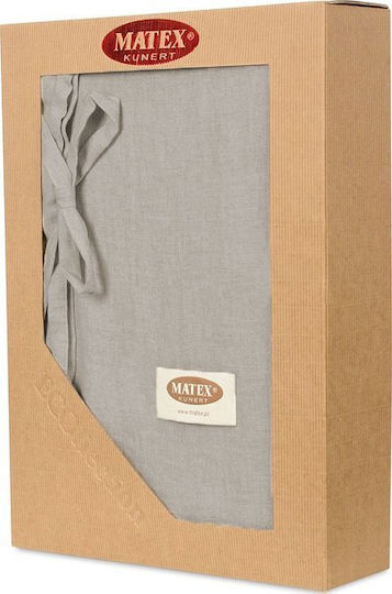 Matex Bettbezug-Set Übergröße mit 2 Kissenbezügen 220x200 Weiß