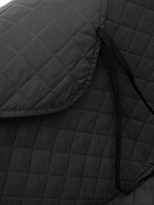 Doggy Dolly Cover for Dog Bed Black