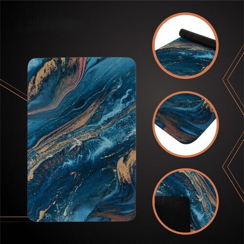 Antiderapant Covoraș de Baie ZY12593QWS58 Turquoise/gold 80x50buc
