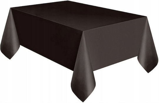 Τραπεζομάντηλο Αλέκιαστο Black 137x274εκ.