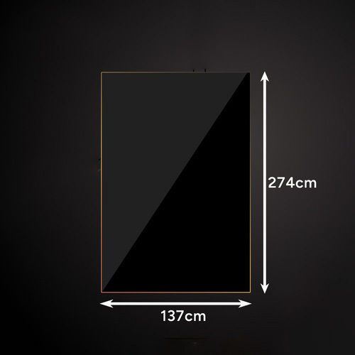 Τραπεζομάντηλο Αλέκιαστο Black 137x274εκ.