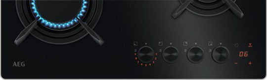 AEG 8000 Series Flamelight Εστία Φυσικού Αερίου Αυτόνομη 59x52εκ.