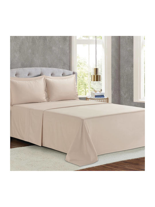 Liolios Home Sheet Sets Queen 245x270cm. Monaco Lt Pudra 4pcs