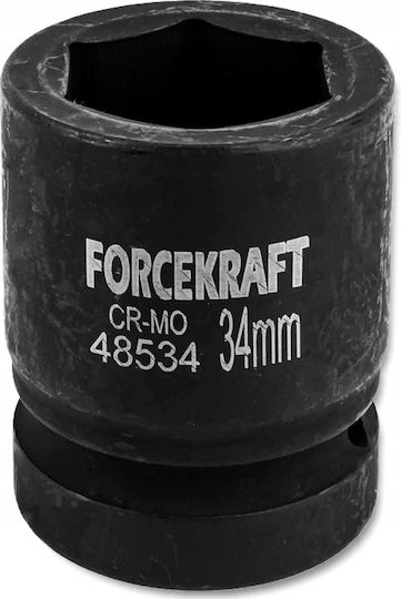 Forcekraft Nuss Pneumatisch mit Vierkant-Antrieb 1" Durchmesser 34 / 1" 1Stück