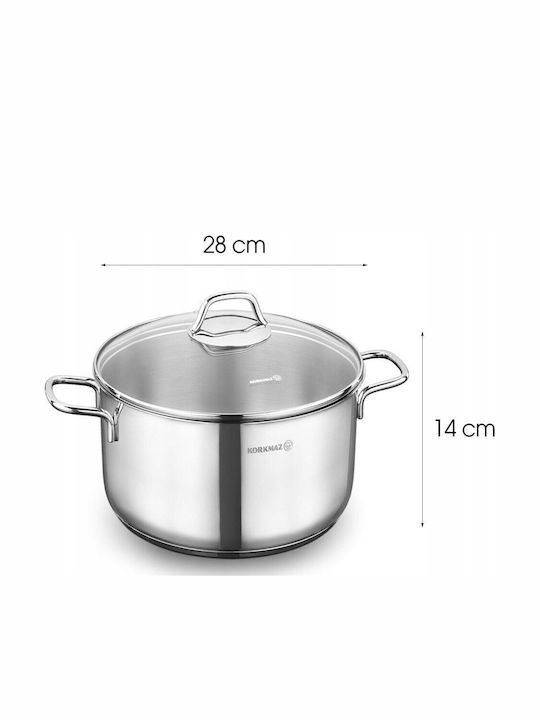 Korkmaz Deep Pot 8.5lt / 28cm