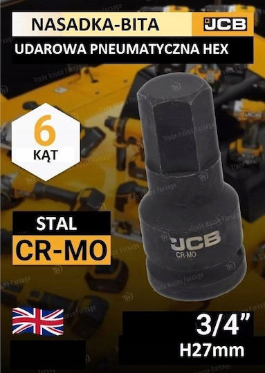 JCB Pneumatic Socket with 3/4" Frame Host Diameter 3/4" / 27