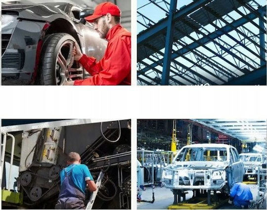 JCB Καρυδάκια Αέρος με Καρέ Υποδοχής 1" Σετ 7τμχ
