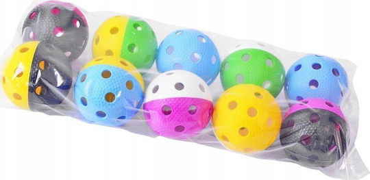 Set Tempish Bullet 10 Mingi Floorball Multicolore