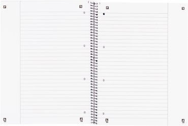 Oxford Carnet 80 Foi Cu dungi Alb