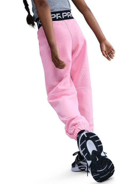 Nike Παντελόνι Φόρμας Soft Pink / Black