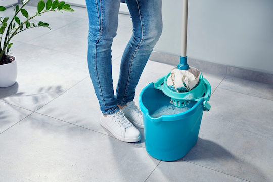 Leifheit Mop Brush Telescopic Handle In Power Mop 3-in-1 Box