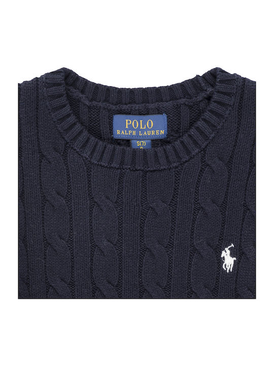 Kinderpullover Langarm Marineblau
