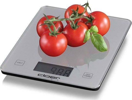 Cloer 6878 Digital Kitchen Scale Up To 10kg Silver