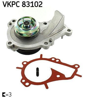 SKF Αντλία Νερού Αυτοκινήτου για Citroen C4