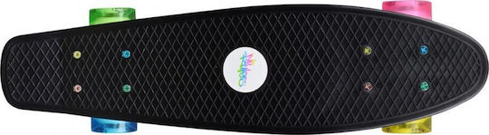 No Rules Fun Neon Complete Shortboard Μαύρο