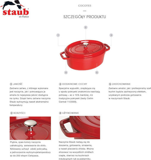 Staub Niederländische Ofen aus Aluminium 2lt Staub Niederländische Ofen aus Aluminium 2lt
