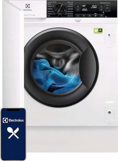 Electrolux Εντοιχιζόμενο Πλυντήριο Ρούχων 8kg 1400 Στροφών EW8F348SCI