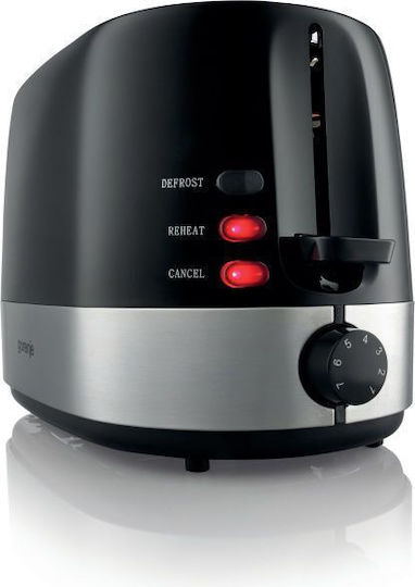 Gorenje T850BK Φρυγανιέρα 2 Θέσεων 850W Μαύρη