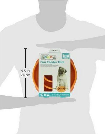 Outward Hound Fun Feeder Mini Bol Portocaliu