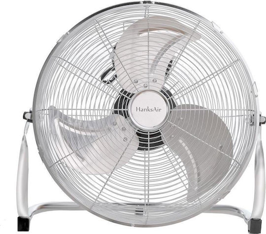 HanksAir Bodenventilator 80W Lüfterdurchmesser 40cm Graues