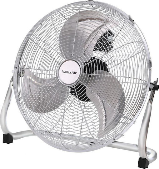 HanksAir Bodenventilator 80W Lüfterdurchmesser 40cm Graues