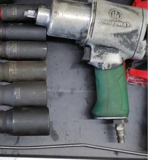 Rockforce Καρυδάκια Αέρος με Καρέ Υποδοχής 1/2" Σετ 3τμχ