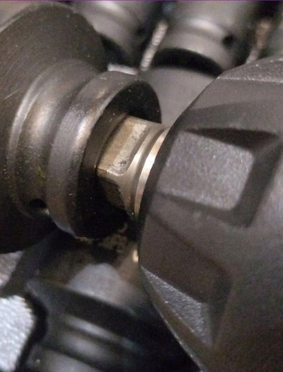 Rockforce Καρυδάκια Αέρος με Καρέ Υποδοχής 1/2" Σετ 3τμχ