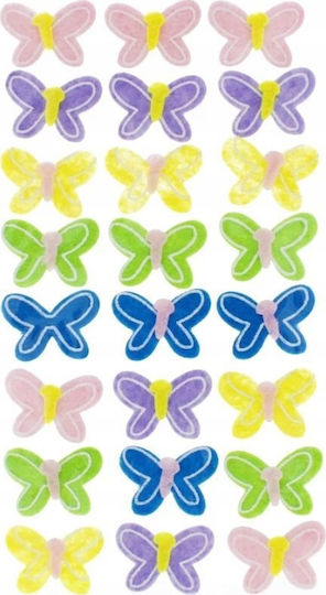 Craft Fun Decorațiune Fetru Fluturi Arc 24 Bucăți Cf 12/288