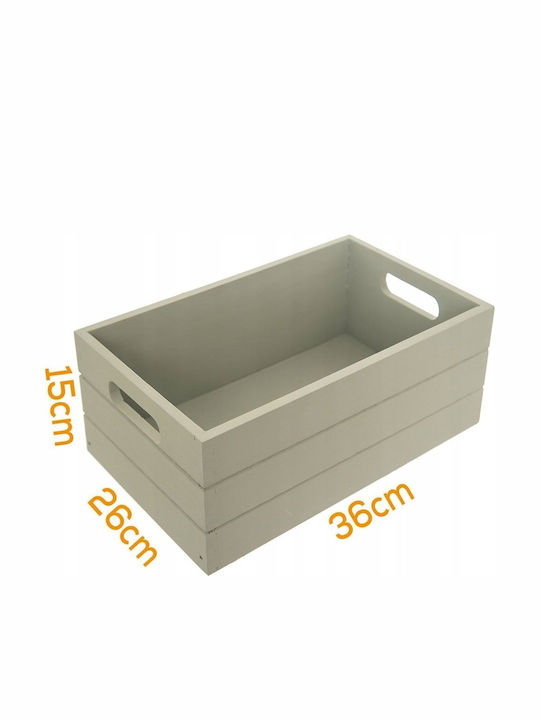 Orion Дърво Кутия за съхранение 36x26x15см 1бр
