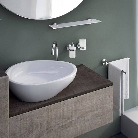 Gedy Wall Mounted Silver Cup Holder
