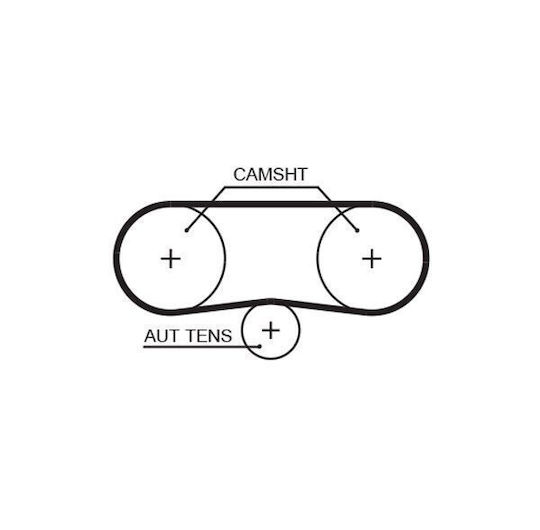 Gates Kp25565xs-2 Water Pump Timing Belt Set