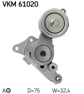 Schwungradriemen Timing Gürtel Skf Vkm 61020