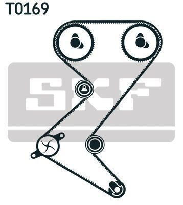 Skf Vkmc 03235 Water Pump Timing Belt Set