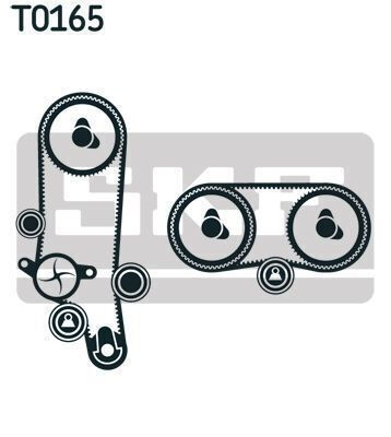 Water Pump Set + Timing Belt Skf Vkmc 01121-2