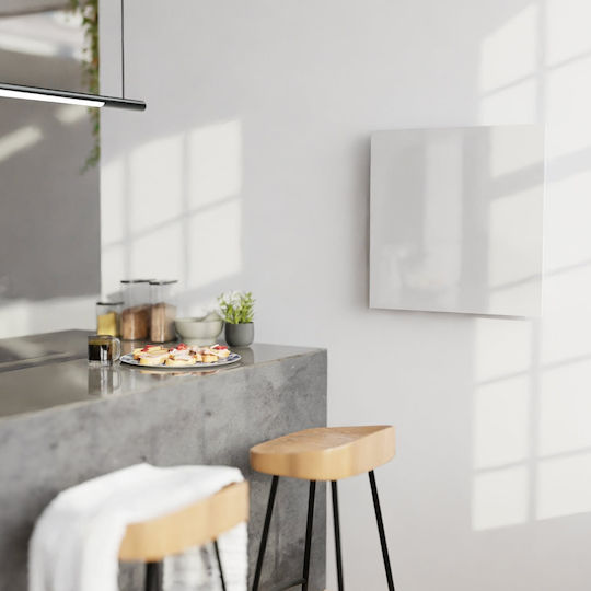 Hombli Θερμοπομπός Τοίχου 400W με Ηλεκτρονικό Θερμοστάτη Λευκός